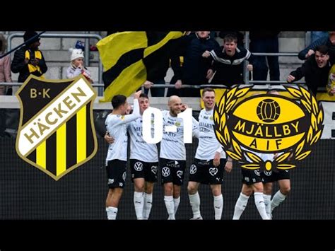 BK HÄCKEN 0 1 MJÄLLBY AIF HÖJDPUNKTER YouTube