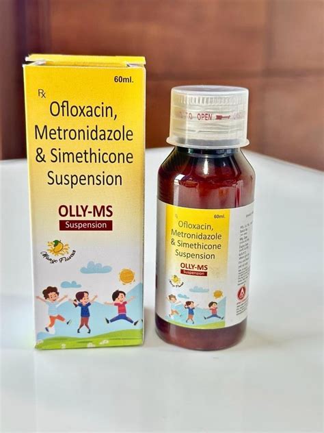 Olly Ms Suspesion Ofloxacin Metronidazole Simethicone Suspension