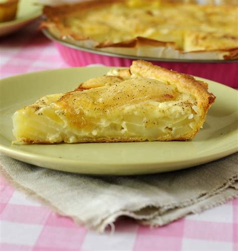 Tarte Au Maroilles Et Pommes De Terre Recette Tarte Aux Maroilles