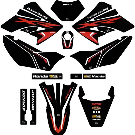 Kit Adesivo Gr Fico Personalizado Xr Tornado Ano A