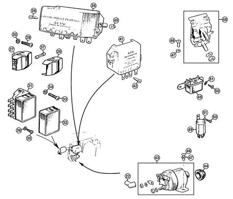 Control Box Relays Solenoid Fuses Mgb Mgb Gt Moss