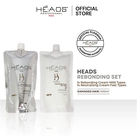 Heads Straightening Rebonding Cream And Rebonding Neutralizer Cream Ubat