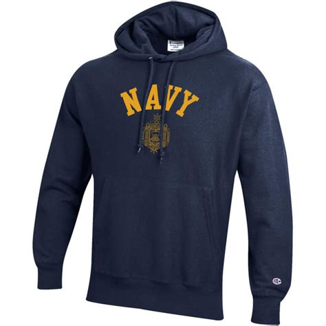 Usnaval Academy Store Navy Hooded Sweatshirt Navycrest