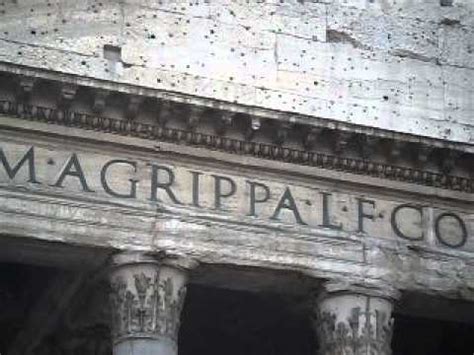 M AGRIPPA L F COS TERTIVM FECIT - YouTube