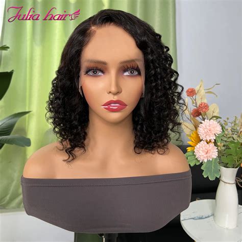 Julia Hair perruque Deep Wave brésilienne cheveux naturels Loose