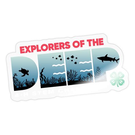 Explorers of the Deep Sticker – Shop 4-H