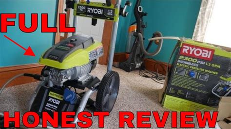 Ryobi Electric 2300 Psi 12 Gpm Pressure Washer High Performance