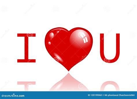 I Love You Letters Typography Stock Illustration Illustration Of