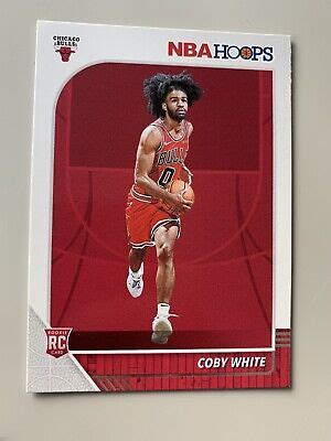 Coby White Rookie Card Panini Nba Hoops Rc Chicago Bulls Ebay