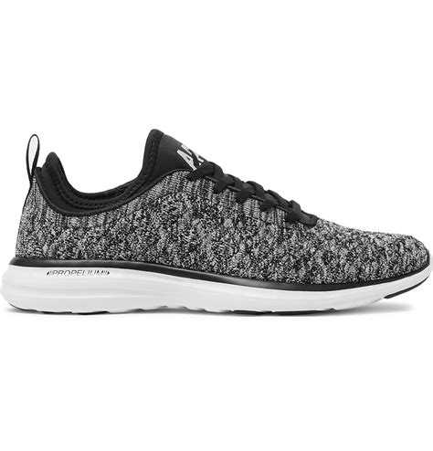 APL Shoes Neoprene Phantom Techloom Running Sneakers in Black for Men ...