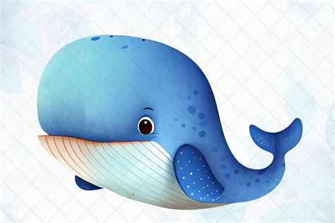 Blue Whale Cartoon