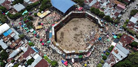 El Desplome De Una Tribuna En Una Plaza De Toros De Colombia Deja Al