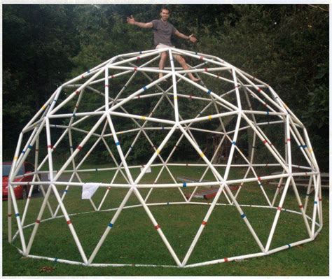 How To Build A 20 Foot Functional Geodesic Dome Out Of Pvc Geodesic