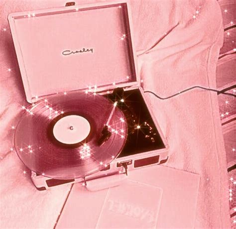 Pink Record Pink Music Pink Record Player Baby Pink Aesthetic