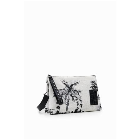 Sac Bandouli Re Femme Desigual Phantom Dortmund Maxi Blanc Noir