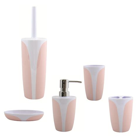 Light Pink Bathroom Accessories Rispa