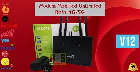 V12 4G LTE Router MOD Wifi Modem Modified Unlimited Data Hotspot Bypass