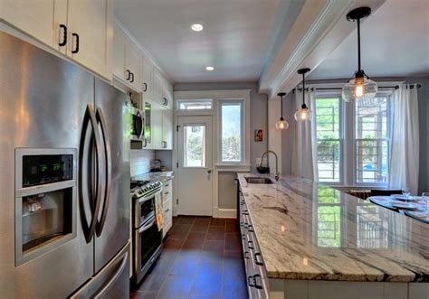 Galley Kitchen To Open Floor Plan Flooring Ideas