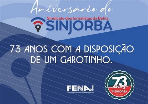 Sinjorba completa 73 anos disposição renovada à luta