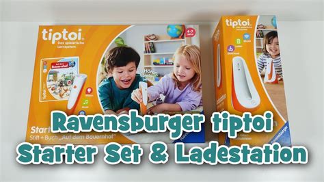 Ravensburger Tiptoi Starter Set Ladestation UNBOXING YouTube