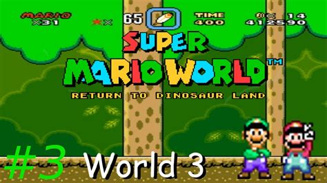 Walkthrough Super Mario World Return To Dinosaur Land World Youtube