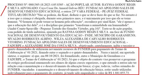 Blog do Carlos Eugênio Juiz Federal determina que Prefeitura de