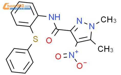 515176 21 3 1 5 Dimethyl 4 Nitro N 2 Phenylsulfanyl Phenyl 1H