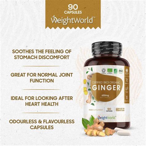 Ginger Capsules For Heart And Stomach Comfort Click