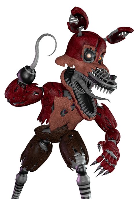 Nightmare Foxy Render Sfm By Arrancon Nightmare Halloween Update