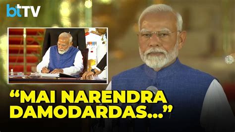 Mai Narendra Damodardas Modi” Takes Oath As Prime Minister For The