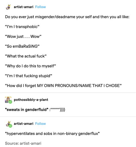 Wow This Couldnt Be Me R Nonbinary