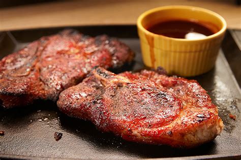 Pork Steak On Gas Grill