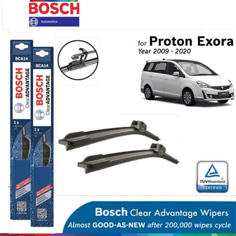 Bosch Clear Advantage U Hook Wiper Set For Proton Exora 24 16