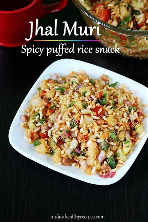 Jhal Muri Recipe How To Make Jhal Muri Spicy Puffed Rice Chaat