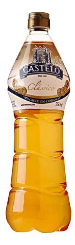 Vinagre De Vinho Branco Clássico Castelo 750ml MercadoLivre