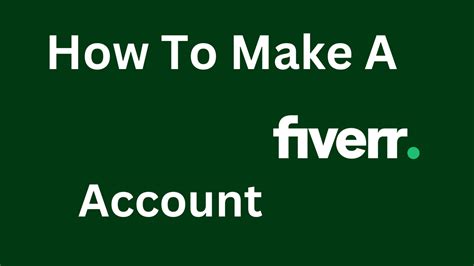 How To Make A Fiverr Account A Step By Step Guide Nairaplan