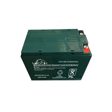 LEOCH 12 Volt 50 Ah Sealed Lead Acid Battery For Ryobi 30 In Riding