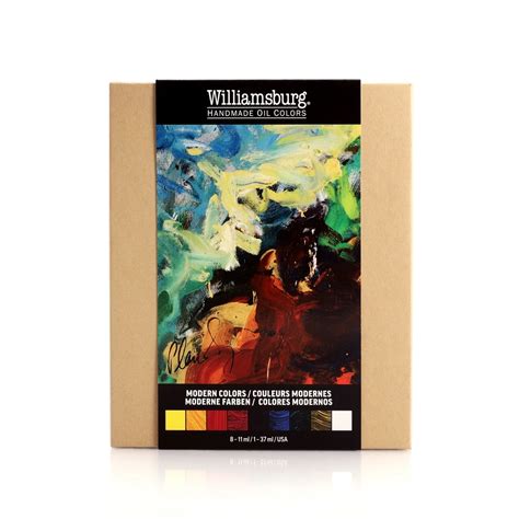 Williamsburg Artist Oil Colors Modern Colors Set Golden Artist Colors