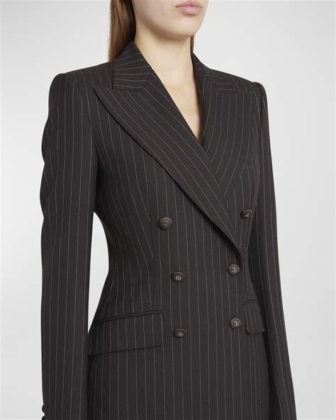 Double Breasted Pinstripe Suit Neiman Marcus