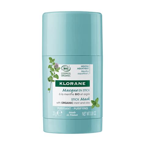 KLORANE Menthe Aquatique Bio Masque En Stick Visage 25g