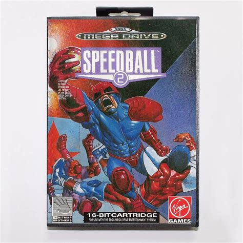 Speedball Cartucho De Juego 2 De 16 Bits Tarjeta De Juego MD Con Caja