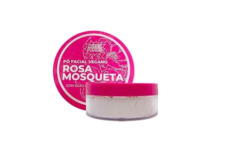 Pó Facial Vegano Rosa Mosqueta Super Poderes NanRi Cosméticos