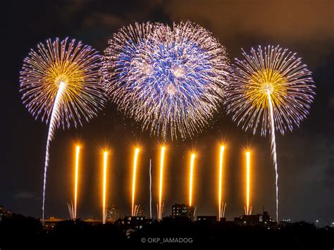 東京競馬場花火大会『東京sugoi花火2023「yuming 50th Anniversary 〜真夏の夜の夢〜」』を多摩川対岸から見る