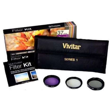 Vivitar Series Piece Multi Coated Glass Filter Kit Mm Uv Fld Cpl