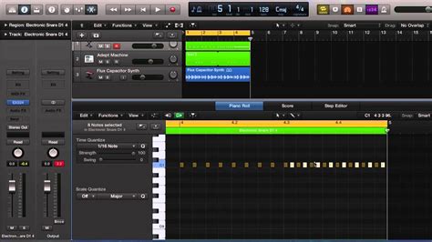 Logic Pro X Tutorial PITCH SHIFT DRUM ROLL YouTube