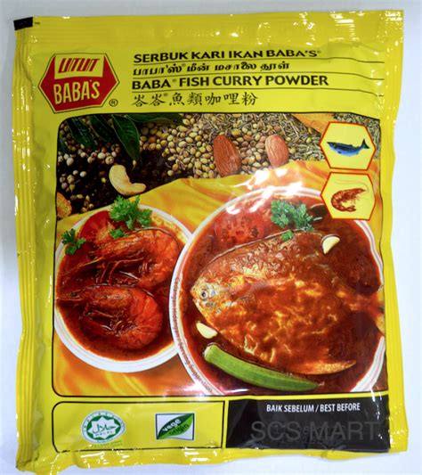 Baba Fish Curry Powder G Serbuk Kari Ikan Baba S Lazada