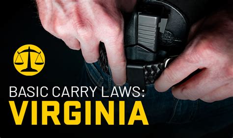 Virginia Concealed Carry States Map Map