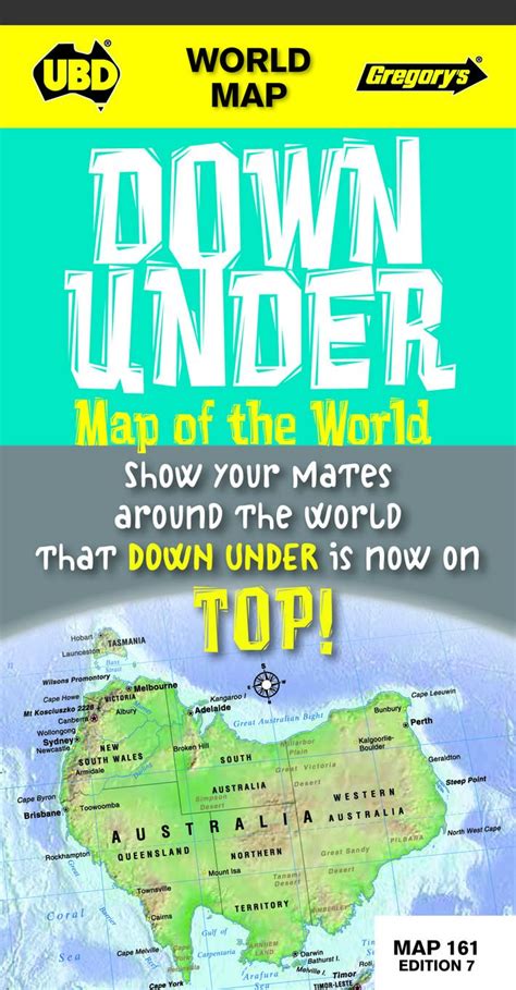 Amazon Down Under World Map 161 7th Ed UBD Gregory S Atlases