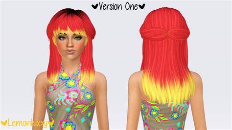 Newsea`s Voyage Hairstyle Retextured By Pocket Sims 3 Hairs