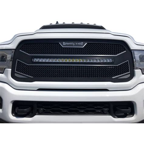 Royalty Core® Ram 2500 2022 1 Pc Rc4x Layered Design Custom Painted Mesh Main Grille With 1 X